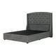 thumbnail image 1 of Box Base cama Queen Size + Cabecera Sitka Gris oscuro, 1 of 6