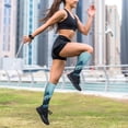 thumbnail image 6 of Lsque 3D Realistic Shark Pattern Sport Compression Socks for Men & Women 15-20 mmHg Knee High Nurse Pregnant Running Medical and Travel Athletic, 6 of 6