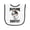 White and Black, variant on Inktastic Future Dentist Cute Boys Baby Terry Cloth Bib