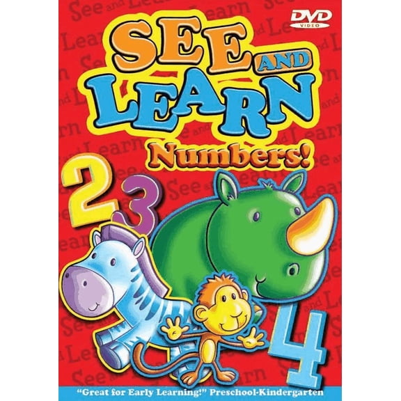 See & Learn Numbers DVD NEW