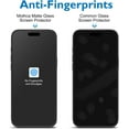 thumbnail image 2 of Mothca 2 Pack Matte Glass Screen Protector for iPhone 17 Pro Max[6.9 inch] + 2 Pack Camera Lens Protector, Anti-Glare & Anti-Fingerprint (Not Privacy) Tempered Glass, Bubble Free, Smooth as Silk, 2 of 4