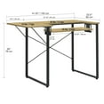 thumbnail image 3 of Sew Ready Dart Sewing Machine Table with Folding Top and Adjustable Platform, Black/ Ashwood, 3 of 6