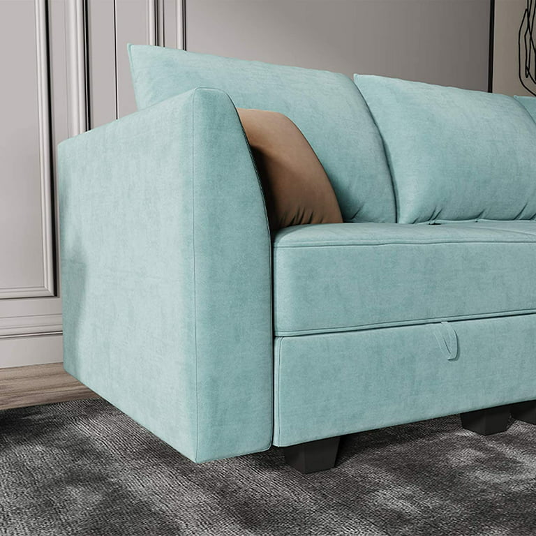 Honbay Polyester Fabric Sofa Couch For