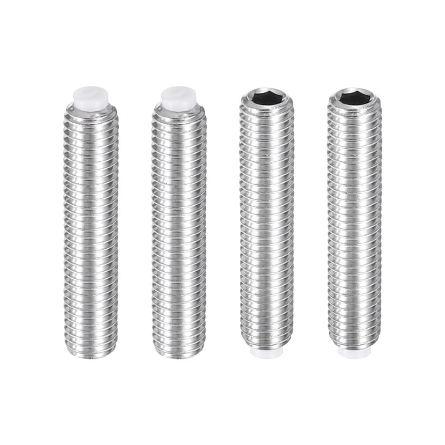 8 Pcs Vis de Finition en Nylon M4x8mm, Vis en Acier Inoxydable 304