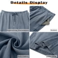 thumbnail image 6 of MOSHU Wide Leg Jeans for Women Elastic Waisted Denim Pants Straight Casual Womens Jean with Side Pockets, 6 of 10