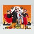 thumbnail image 3 of Halloween Theme Photography Background Portrait Photography Backdrops with Pumpkin Pattern Photo Studio Props for Portrait Photos Party Decoration, Size 2.1 * 1.5m/ 7 * 5ft, 3 of 7