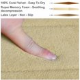 thumbnail image 4 of PiccoCasa Kitchen Rugs Soft Memory Foam Bath Mat Non Slip Kitchen Mat, Beige 32" x 20", 4 of 6