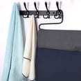 thumbnail image 3 of Perchero de pared de acero inoxidable resistente, de metal, para abrigos, sombreros, toallas, bolsos, batas, vestíbulo, baño y entrada, 3 of 6
