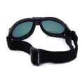 thumbnail image 4 of Cafe Racer Reflective Color Mirror Lens Retro Paded Riding Goggle Sunglasses Black - Orange Mirror, 4 of 4