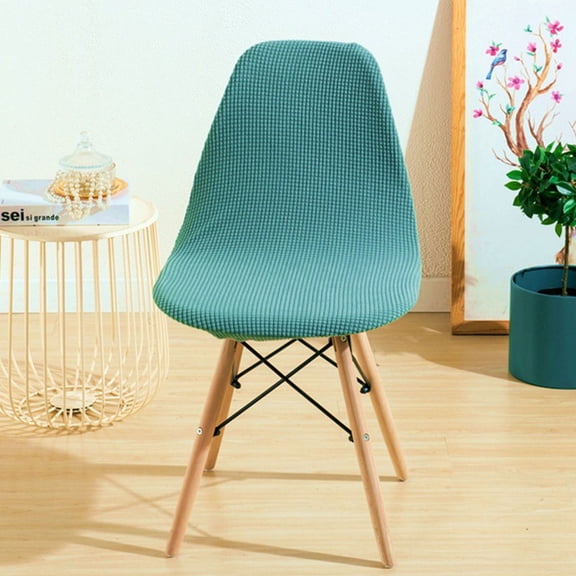 FOMIYES Elastic Green Corn Velvet Chair Cover for Office and Household Use