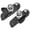 Black, variant on ZTTO Road Bike Brake Pads, C-Brake Aluminum Alloy No-Noise No-Skid Rubber Blocks Replacement Accessory for Cycling Enthusiasts, 2.2 inches / 5.5 cm (Black Color Variant)