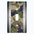 thumbnail image 2 of Metal Light Switch Plate Outlet Cover (Multi Camo 2 - Single Toggle), 2 of 2