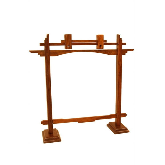 DOBANI Pedestal Sheesham Gong Stand 10" *Blemished