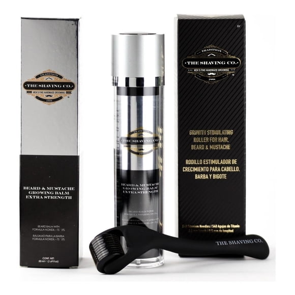 Kit Bálsamo Y Roller Barba amarillo 1