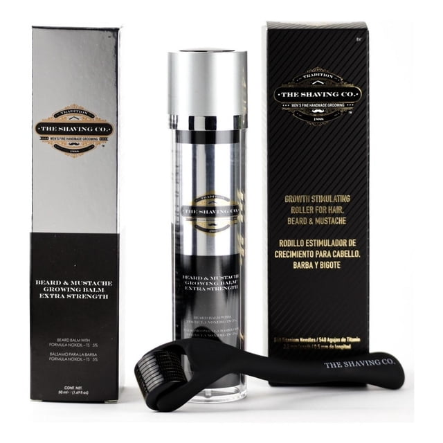 Kit Bálsamo Y Roller Barba amarillo 1