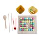 thumbnail image 2 of Juguetes de motricidad fina con cuentas de arcoíris, juego de cuentas de madera, arcoíris Montessori Estilo B, 2 of 9