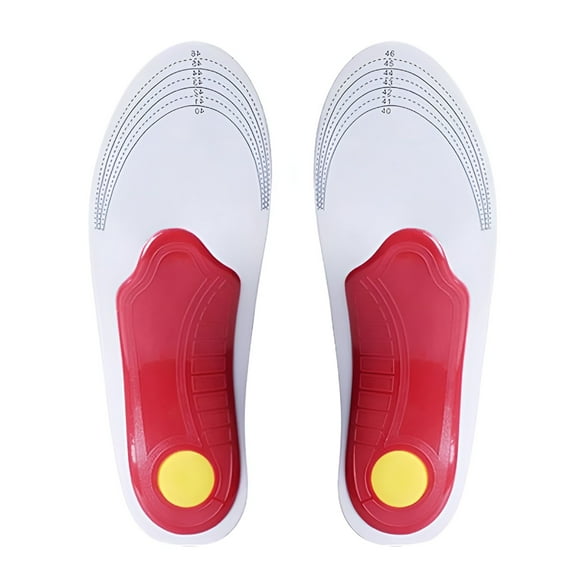XIRQI Heavy Duty Support Insole Orthotics, Big & Tall, Wide Feet, Shock Absorbing, Arch Support, Distributes Pressure, Trim to Fit Inserts, Work Boots & Shoes