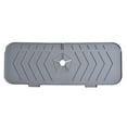 thumbnail image 2 of Hicess Splash-proof Foldable Faucet Mat Reusable Tear Resistant Drain TPR Soap Dispenser Tray Sink Drying Pad for Hotel, 2 of 8