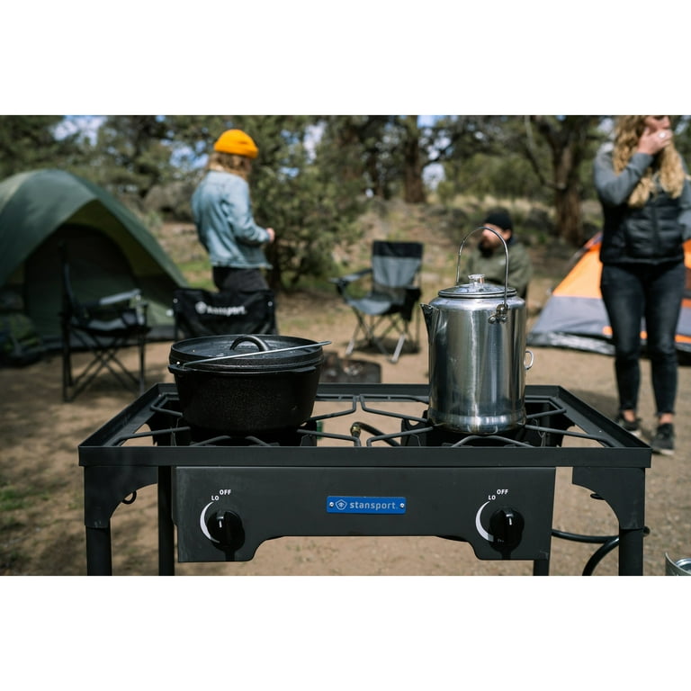Stansport, Camper's Percolator Coffee Pot, 20 Cups, Aluminum - Walmart.com
