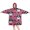 Cute Bulldogs, variant on Cute Border Collie Pattern Wearable Oversized Blanket,Wearable Blanket Hoodie for Adults,Cozy Hooded Blankets with Super Pockets,Super Warm Fuzzy Pullover for Women & Men