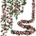 thumbnail image 4 of Rose Vine Flowers Artificial Flower Hanging Rose Home Decor, 4 of 4