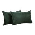 thumbnail image 5 of 3S Brother's Solid Cushion Cover Super Soft & Cozy Home Décor Throw Pillow Case for Chair Couch Bedroom & Livingroom Décor Pillowcase with Invisible Zipper Set of 2 Pieces -Duck Green 12"x20" Each, 5 of 8