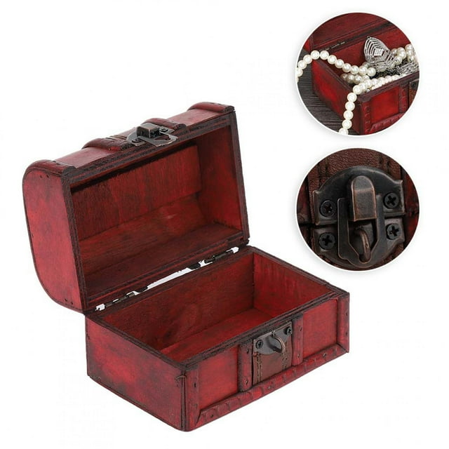 Vintage Wooden Box,Vintage Wooden Jewelry Storage Wooden Box Handmade Jewelry Box Future-Proof Design