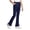 Navy, variant on Leey-World Girls School Uniform Pants Kids Pull On Straight Leg Stretchy Elastic Waist Trousers with Pockets 5-14 Years(Black,11-12 Years)
