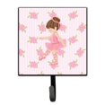 thumbnail image 1 of "Treasures Ballerina Brunette Point Gancho de pared, pequeño, multicolor" Caroline's Treasures  BB5177SH4, 1 of 1