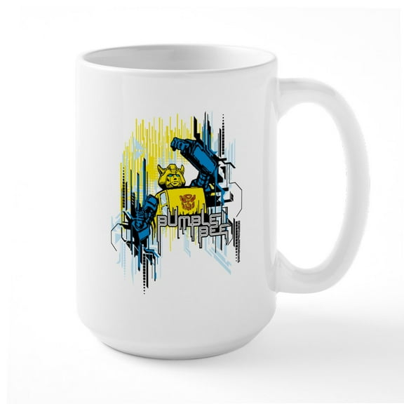 CafePress - Bumblebee Mugs - 15 oz Ceramic Large White Novelty Mug