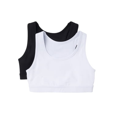 Girls 2pk Racerback Sports Bra, Sizes XS-2XL