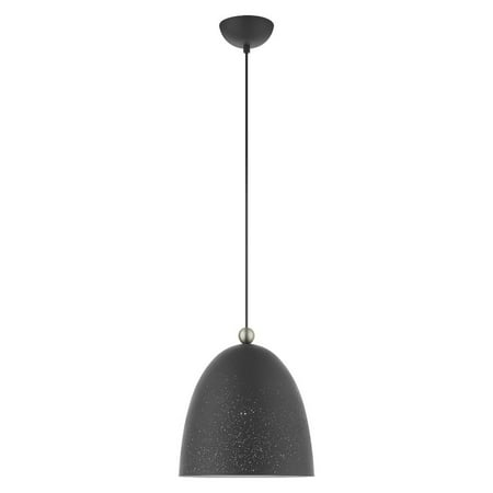 

Livex Lighting 49109 Arlington 1 Light 12 Wide Pendant - Scandinavian Gray with Brushed