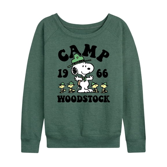 Peanuts - Camp Woodstock - Women's Lightweight French Terry Long Sleeve Shirt