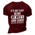 thumbnail image 1 of Men's T-shirt T-shirts Graphic Text Pool3D Printing Street Casual Short Sleeve Printed Clothing Basic2XL, 1 of 4