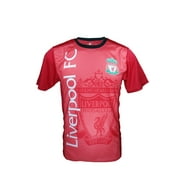 Icon Sports Men Liverpool Licensed Soccer Poly Shirt Jersey - Custom Name and Number - -06 Medium