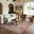 thumbnail image 2 of Lahome Washable Rug 5x7 Terracotta - Stain Proof Non-Slip Ultra-Thin Area Rug for Kitchen, Entryway, Living Room, Bedroom and Office, Vintage Soft Floor Mat, 2 of 10