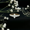 thumbnail image 6 of Rosec Jewels Lab Diamond Engagement Ring with Side Stones (1 Carat, 5X10 mm Marquise, EF-VS Quality), 14K Yellow Gold, US 5.00, 6 of 8