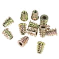 thumbnail image 1 of 50 Tuercas para muebles Con Cabeza Hexagonal M5 x 13 mm Aleacio de Zinc Roscadas Con Material de Fuerte Contra Extraccio Agujero fácil de Insertar Para Evitar Roturas, 50, 1 of 7