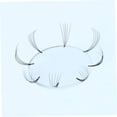 thumbnail image 4 of Raindrops 10Pcs White Silicone Eyelash Pads Gasket Lash Holder Easy to Clean for Extensions, 4 of 8