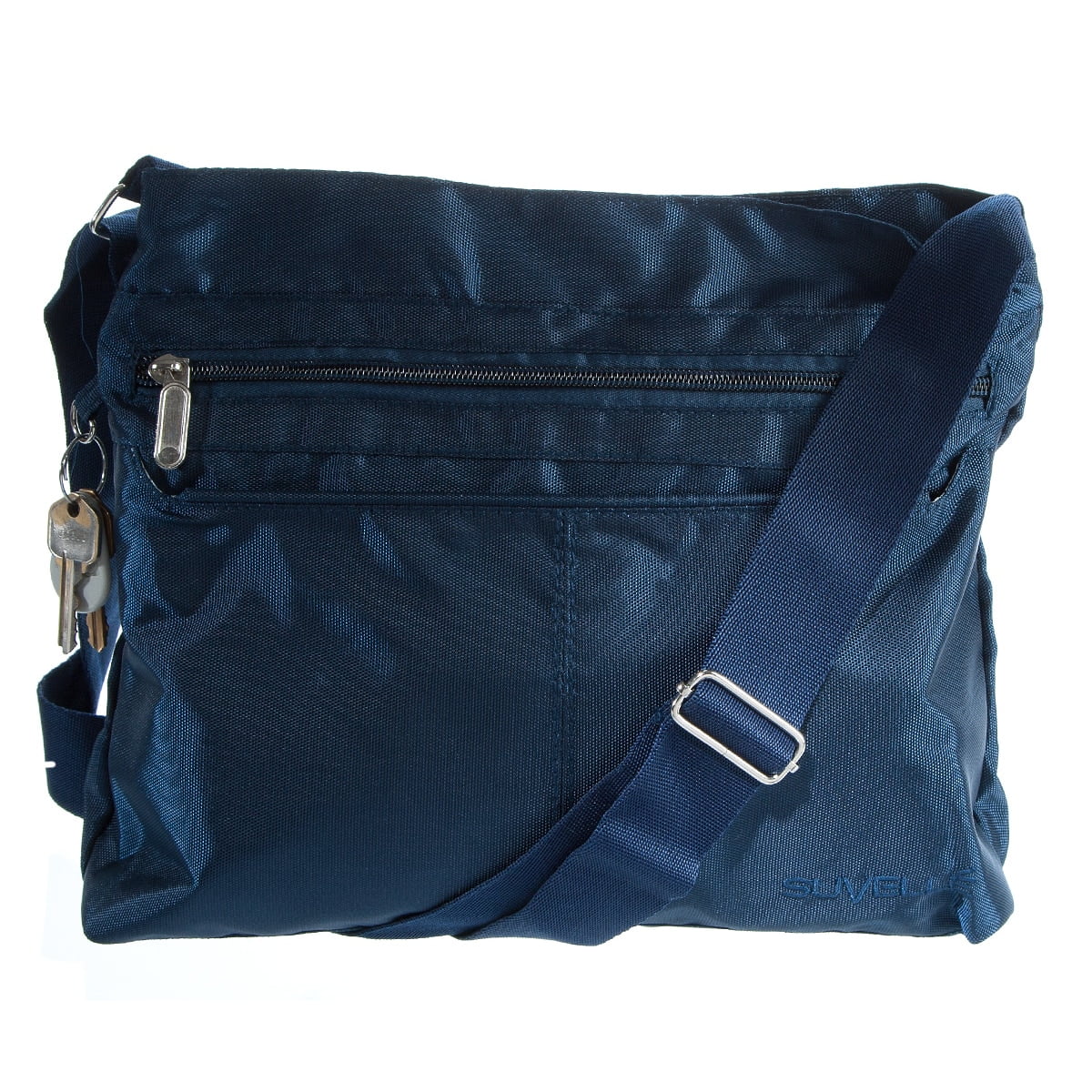 navy travel handbag