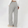 thumbnail image 7 of hotojiny Baggy Sweatpants Women Classic Fit Loose Wide Leg Sweat Pants Casual Workout Lounge Fall Trousers for Athletic, 7 of 7