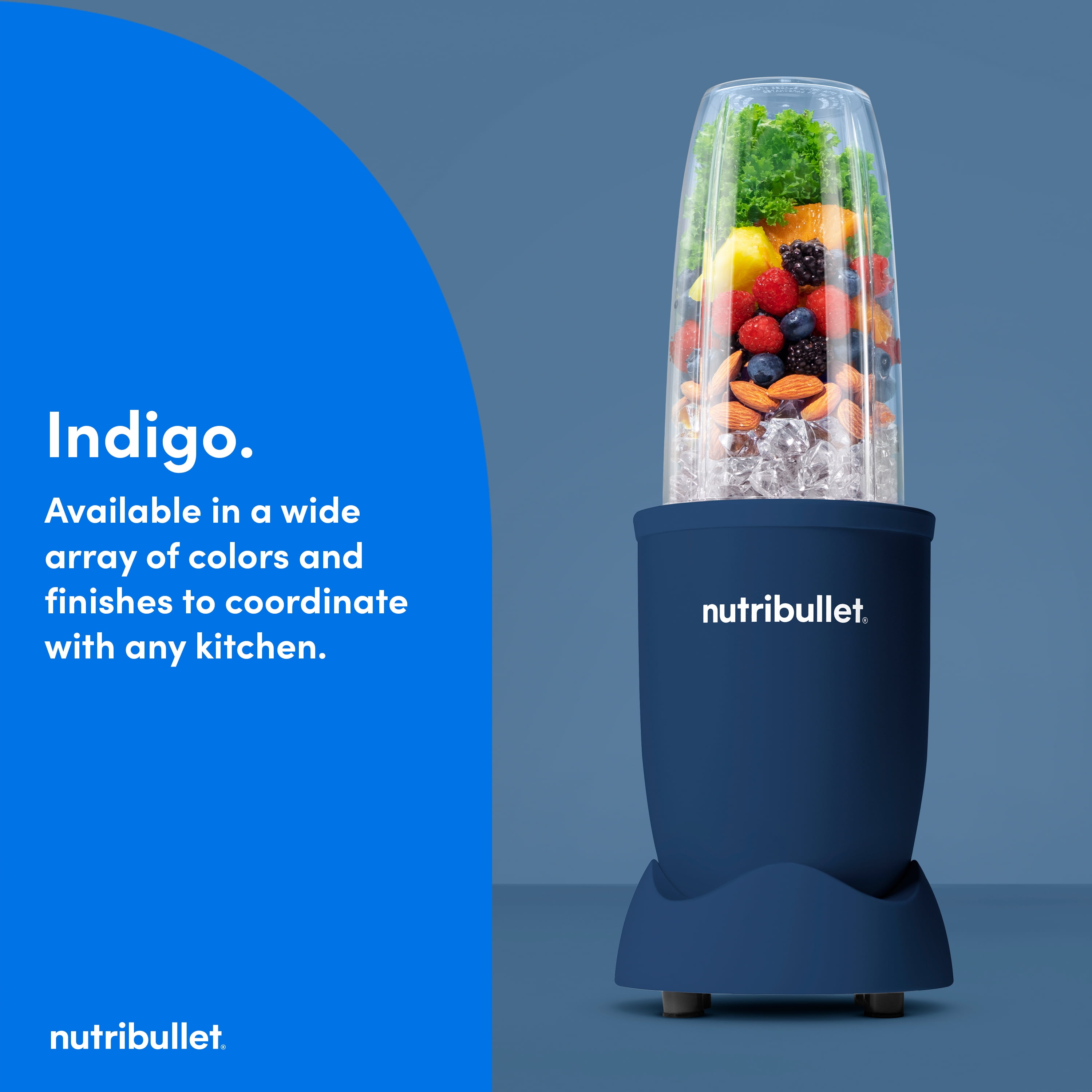 Nutribullet Pro Single Serve Blender, Indigo  (图3)