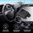 thumbnail image 2 of Reemplazo del actuador de control de la puerta de mezcla de calefacción HVAC para Ford Taurus Durable No.8G1Z19E616C 2 Pcs, 2 of 6