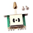 thumbnail image 4 of Commutateur de Guitare, Interrupteur à Bascule de Micro en Métal avec Pièce de Rechange de Pointe d'Or, 4 of 8