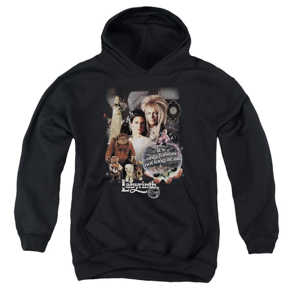 Labyrinth 25 Years Of Magic Youth Pullover Hoodie Sweatshirt Black