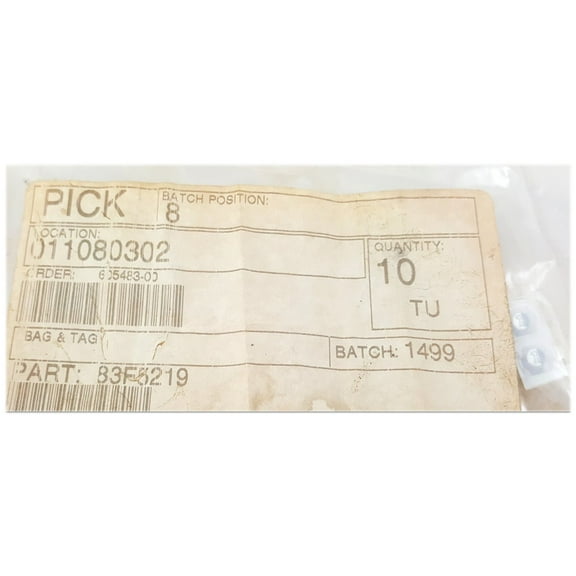 VCR Replacement Chip Capacitor 6.3V 22MF Part No. 83F5219