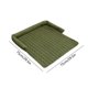 thumbnail image 3 of Pet Sofa Cushion | Plush Dog Cat Sleeping Nest | Solid Color Pet Bed | Raised Back Support | Non-Slip Washable Furniture Protector | 75x75cm | Beige Gray Khaki Green | 1 Pack, 3 of 6