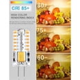 thumbnail image 5 of Ampoules LED G4 12V 3W Blanc Chaud 3000K, 300LM Non-dimmable, Lot de 10, 5 of 5