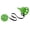 Green, variant on M Buder Children Throw and Catching Balls Game Toy Plastic Kids Sports Interactive Toys Purple Outdoor Play Set (Approx 6.5 inches / 16.5 cm)