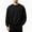 Black, variant on Mens Crew Neck Sweatshirt with Chest Pocket Relaxed Fit Long Sleeve Fall Casual Drop Shoulder Pullover Sweatshirts White XL
